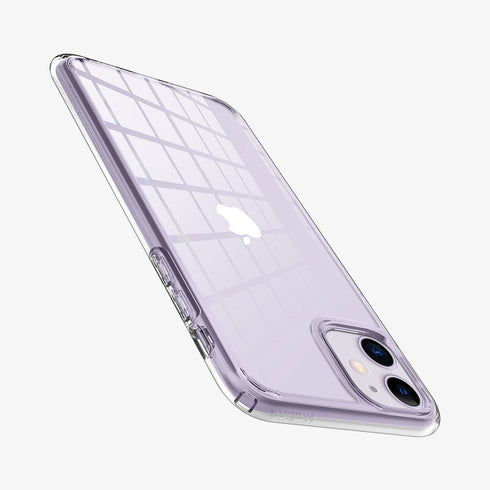 075CS27135 - iPhone 11 Pro Max Case Ultra Hybrid in crystal clear showing the back